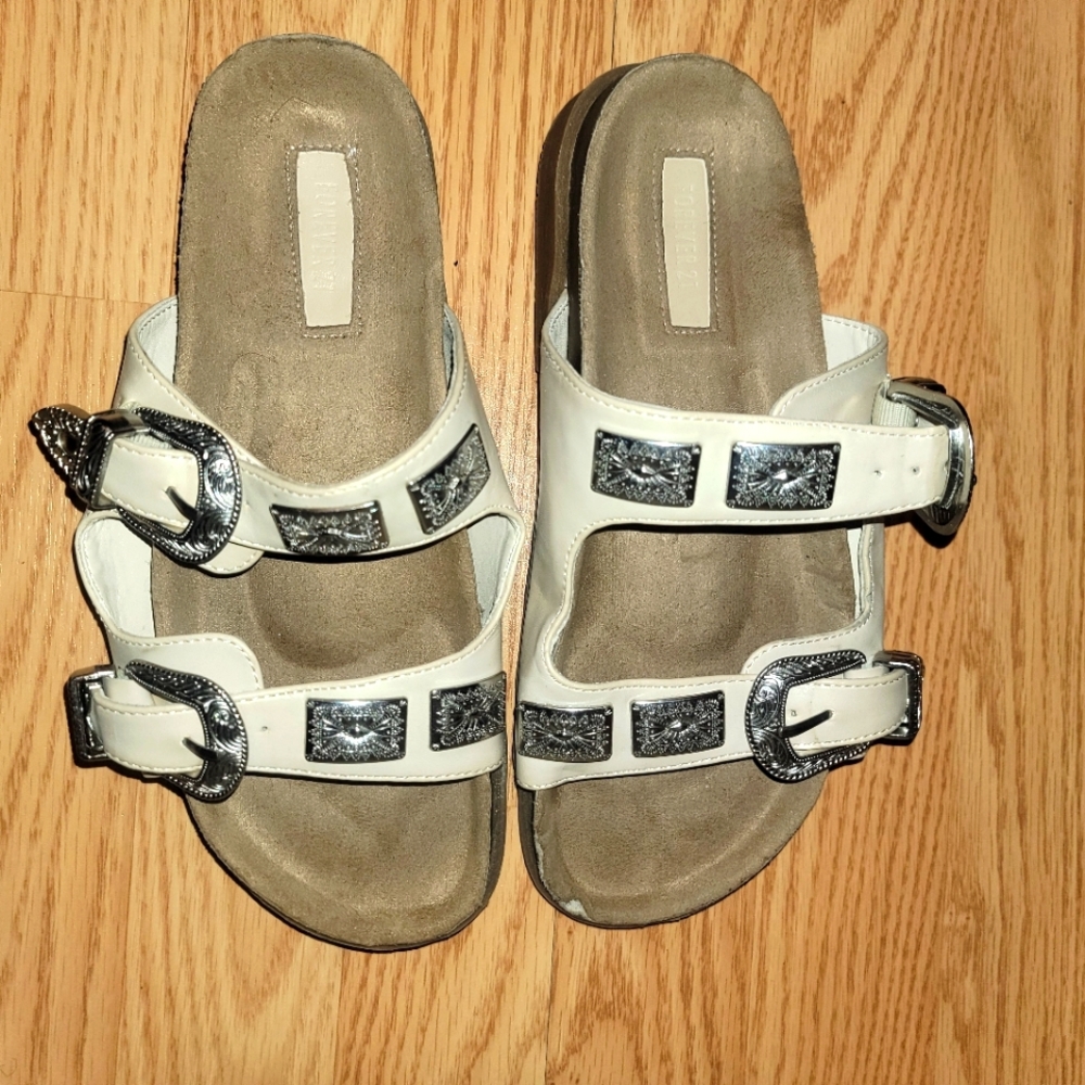Forever 21 western style slides